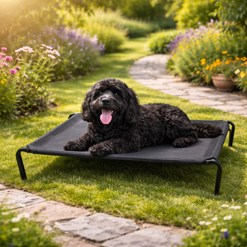 HappiRest Cooling Elevated Dog Bed